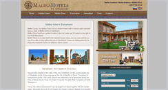 Desktop Screenshot of malika-samarkand.com